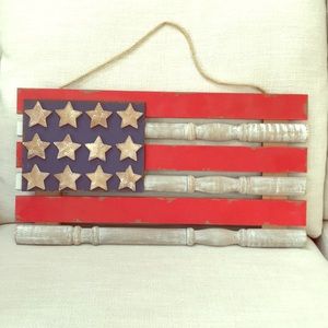 Rustic American Flag